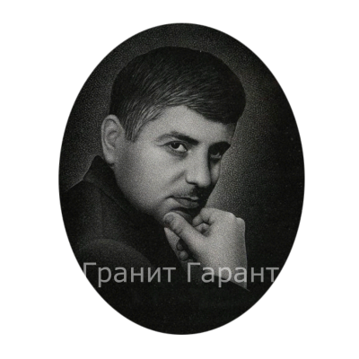 Портрет с ручной гравировкой